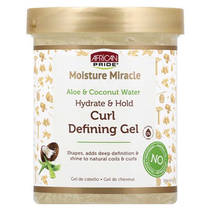 ژل حالتدهنده مو آفریکن پراید مدل Hydrate & Hold حجم 510 میلیلیتر