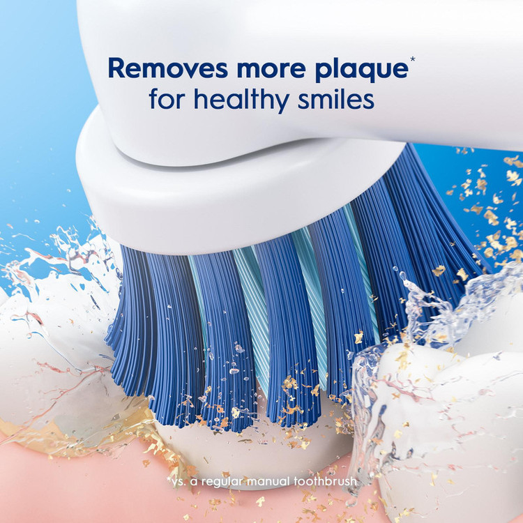 سری یدک مسواک برقی اورال-بی مدل Sensitive Clean بسته 4 عددی