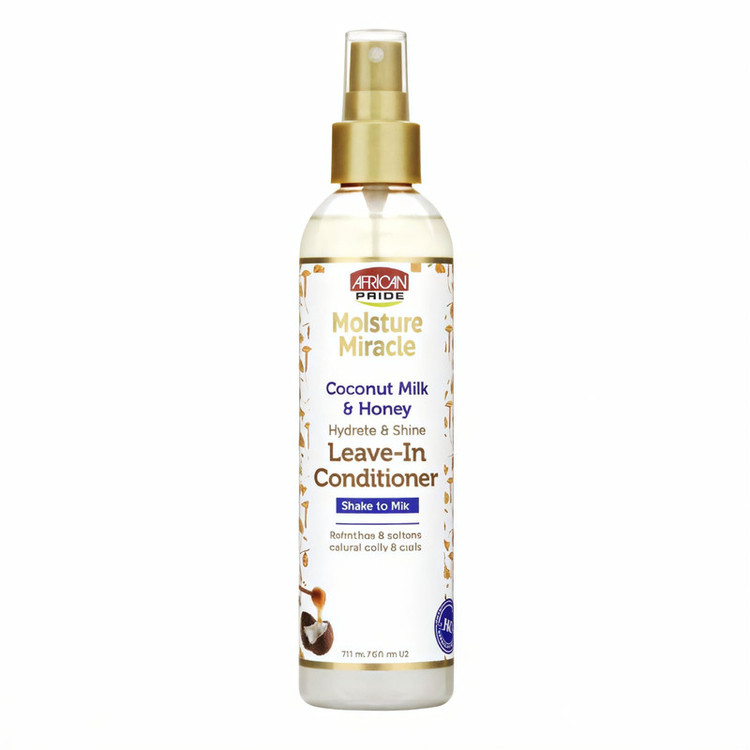 اسپری مو آفریکن پراید مدل Moisture Miracle حجم 237 میلی لیتر