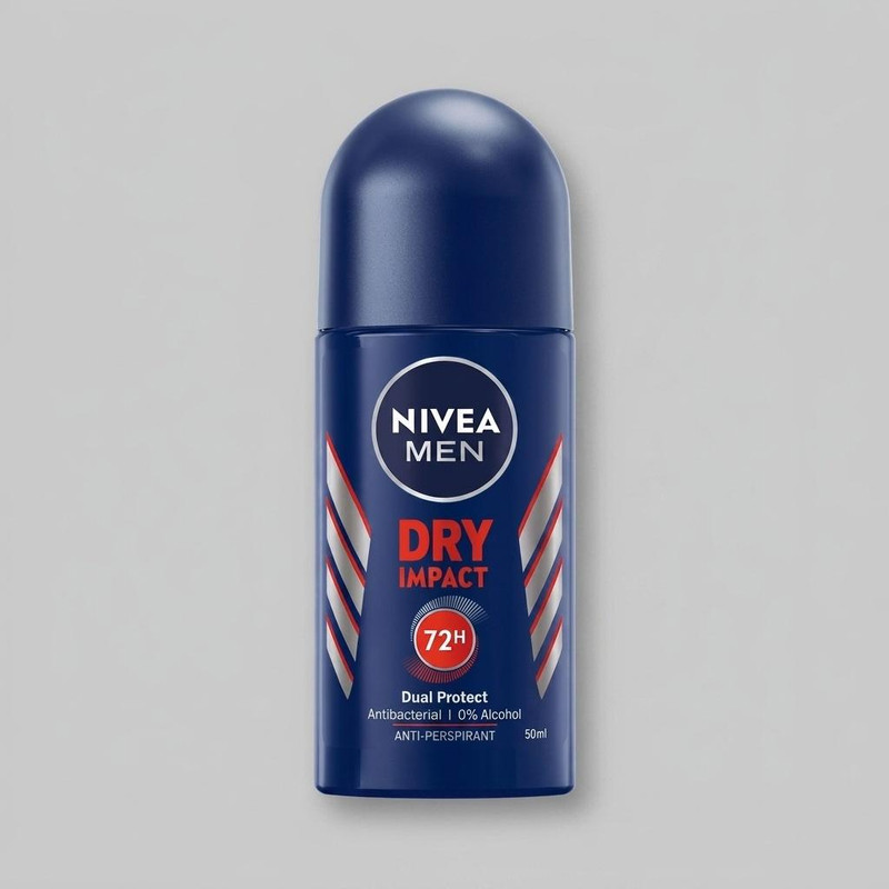 رول ضد تعریق مردانه نیوآ مدل Dry Impact 72H Dual Protect حجم 50 میلی لیتر