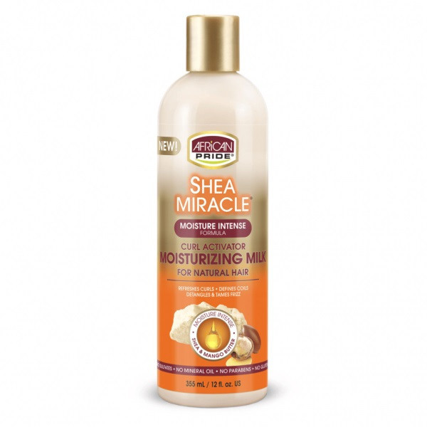 کرم مو آفریکن پراید مدل SHEA MIRACLE حجم 355 میلی لیتر